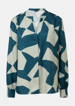 Bluse mit Tunika-Ausschnitt-Comma Outlet