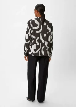 Bluse mit Tunika-Ausschnitt-Comma Best