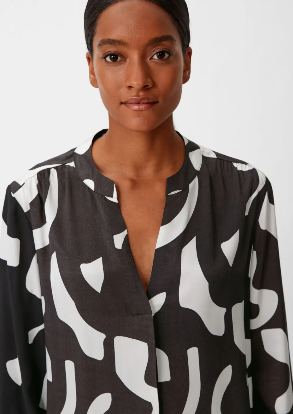 Bluse mit Tunika-Ausschnitt-Comma Best