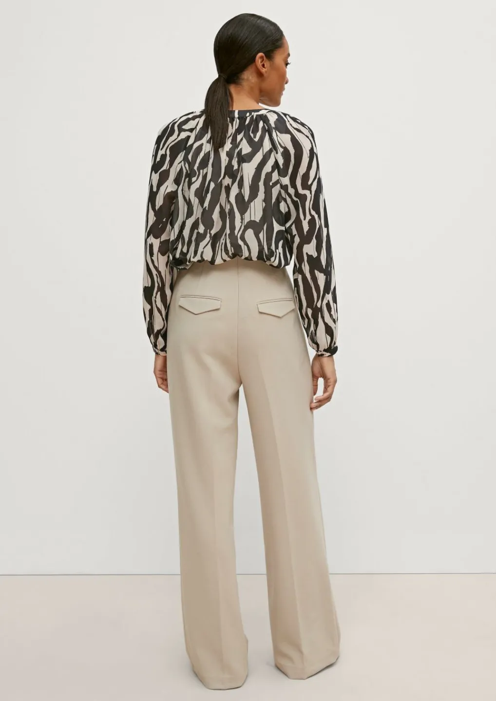 Bluse mit Tunika-Ausschnitt-Comma Outlet