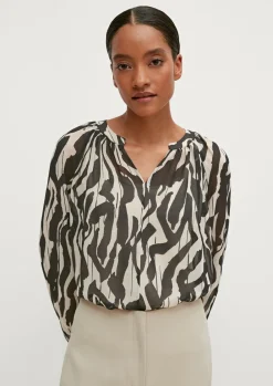 Bluse mit Tunika-Ausschnitt-Comma Outlet