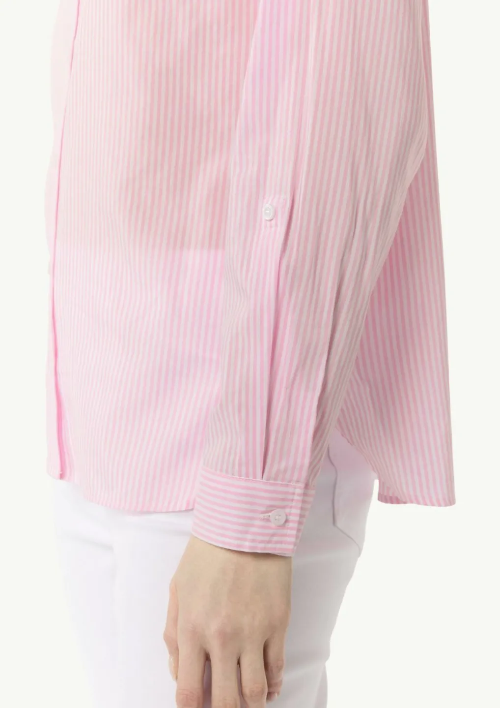 Bluse mit Turn-up-Ärmel-Comma Discount