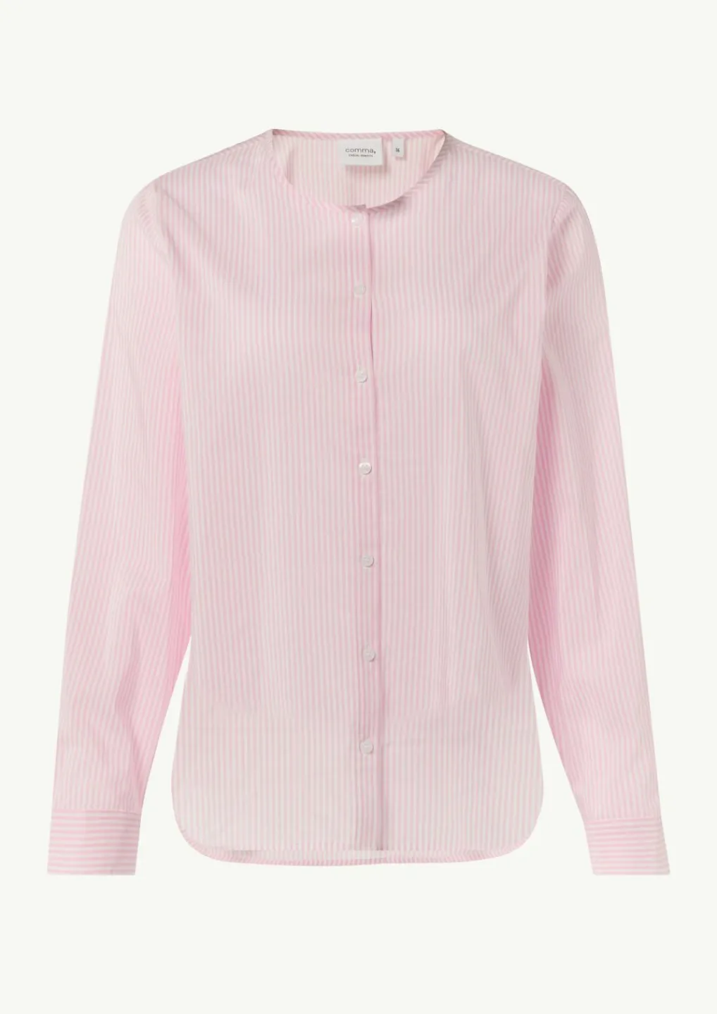 Bluse mit Turn-up-Ärmel-Comma Discount
