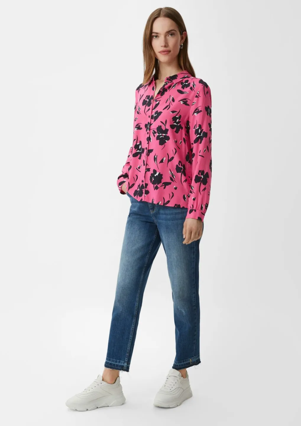 Blusenhemd aus Viskose-Comma Fashion