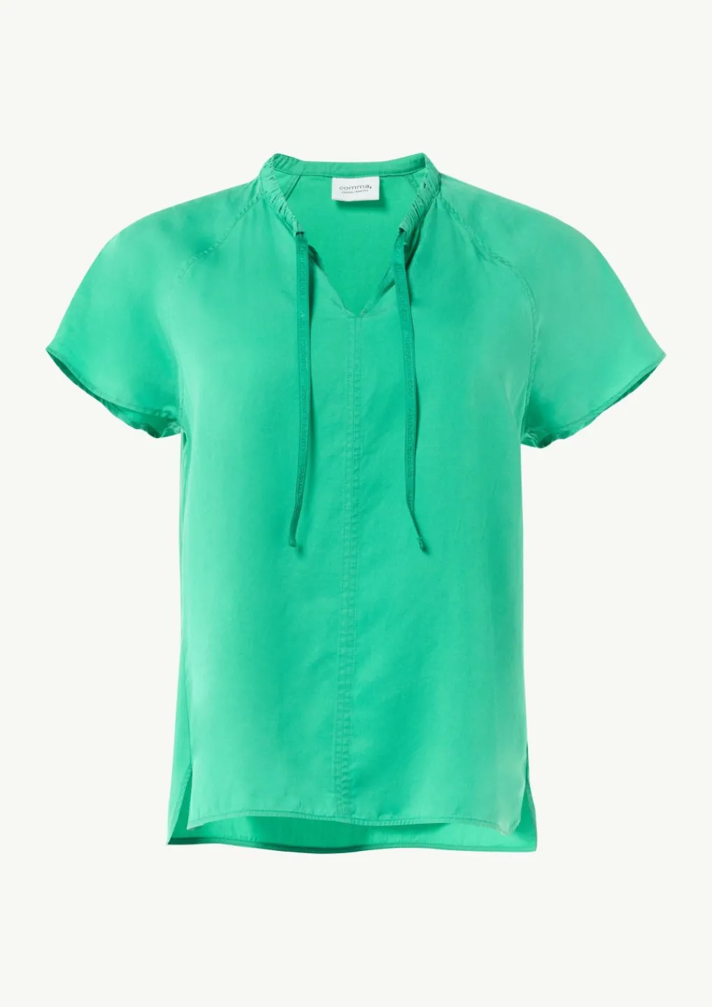 Blusenshirt aus Lyocell im Relaxed Fit-Comma Best