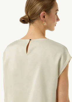 Blusenshirt aus Satin-Comma Sale