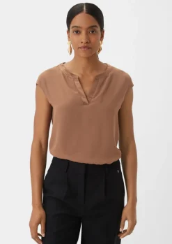 Blusenshirt aus Viskosemix-Comma Best