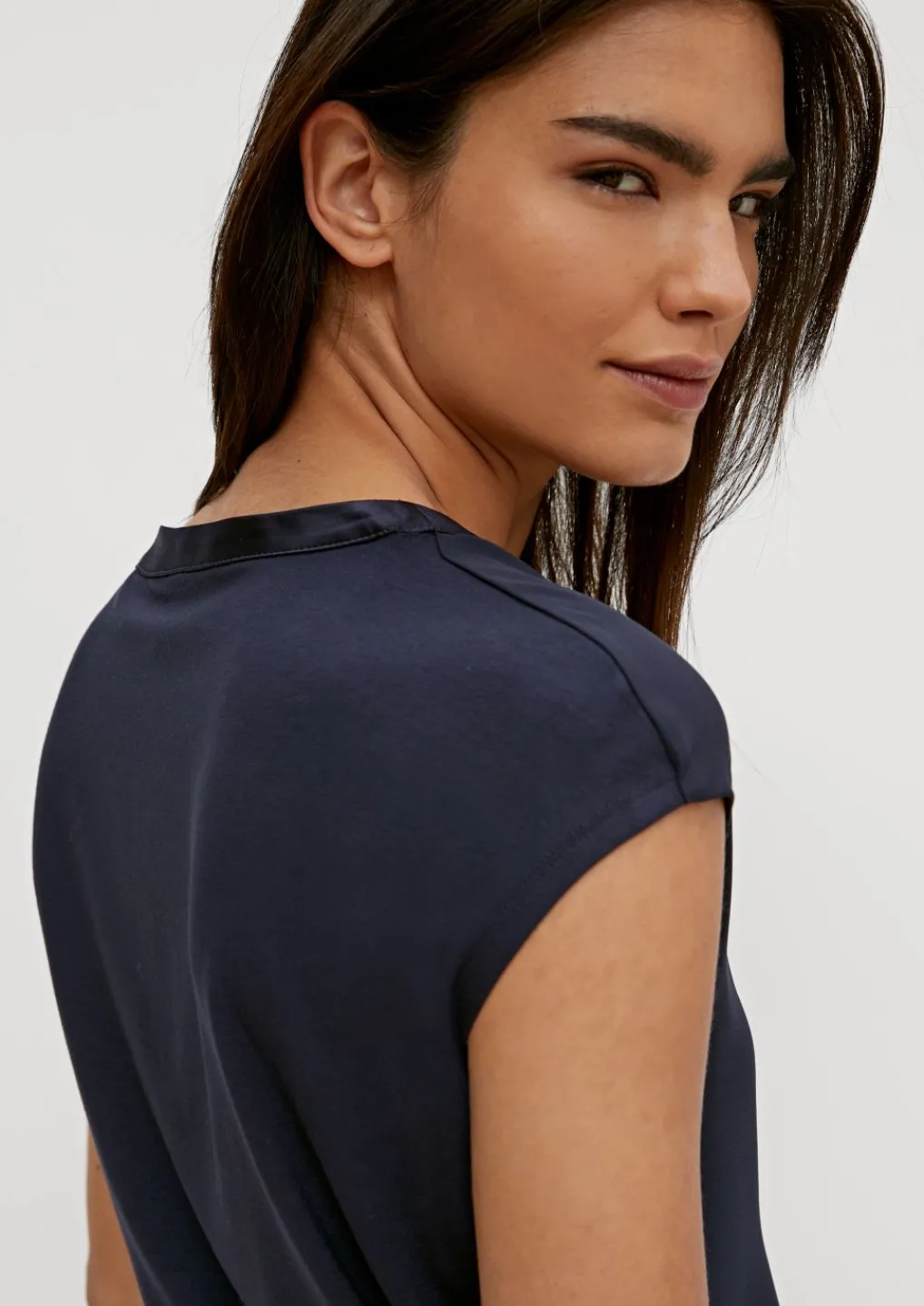 Blusenshirt aus Viskosemix-Comma Outlet