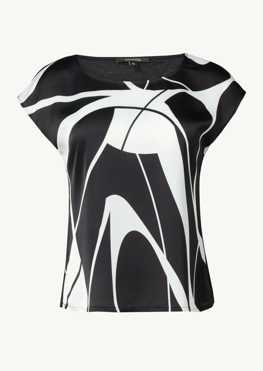 Blusenshirt im Fabricmix-Comma New