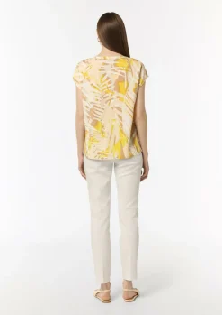 Blusenshirt mit All-over-Print-Comma Online