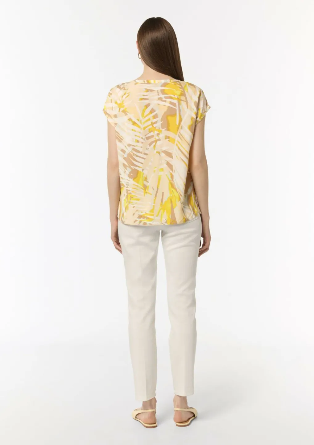 Blusenshirt mit All-over-Print-Comma Online