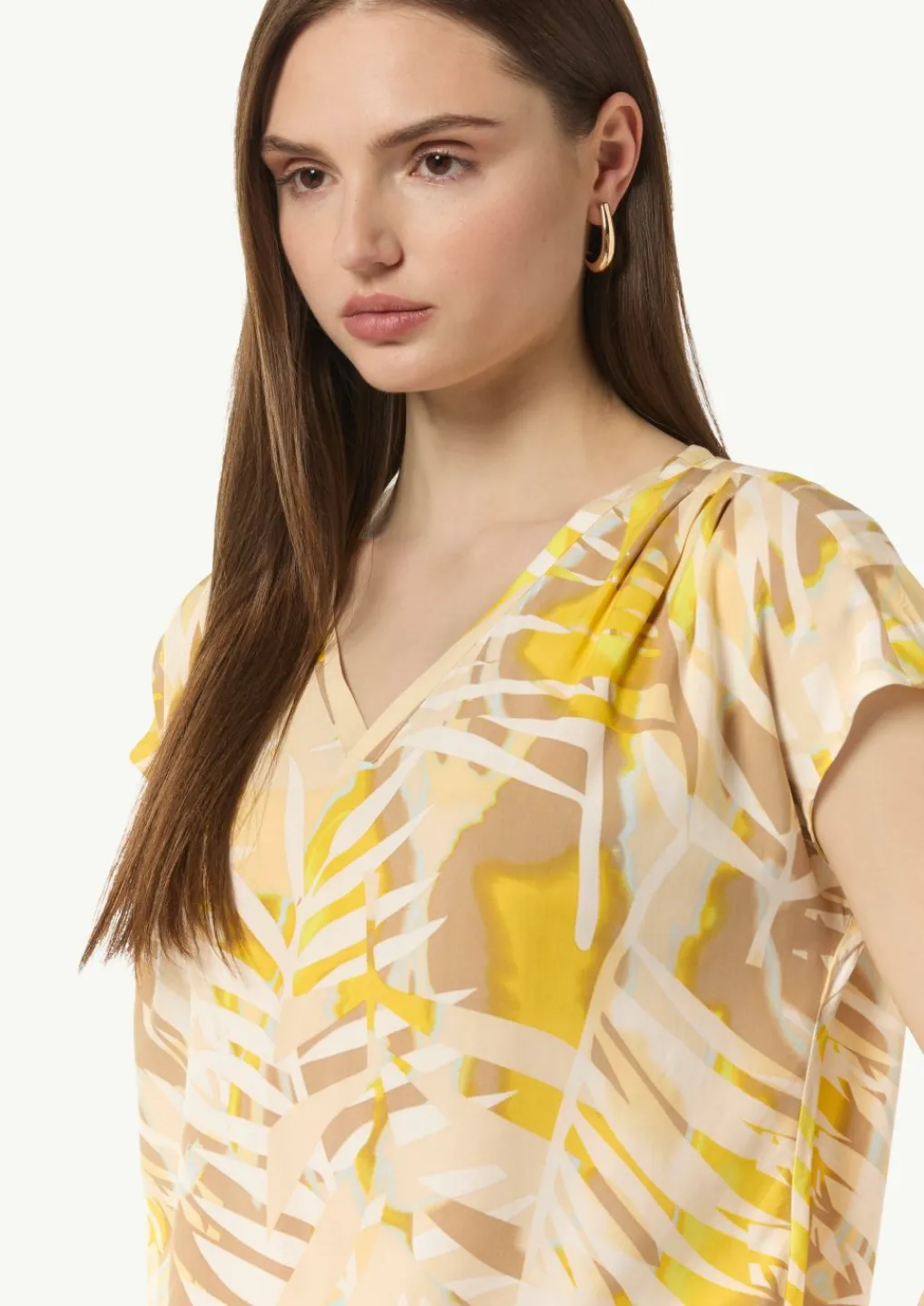 Blusenshirt mit All-over-Print-Comma Online