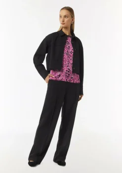 Blusenshirt mit Frontprint-Comma Online