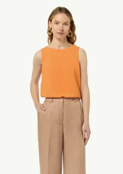 Blusentop mit Plisseefalten-Comma Fashion