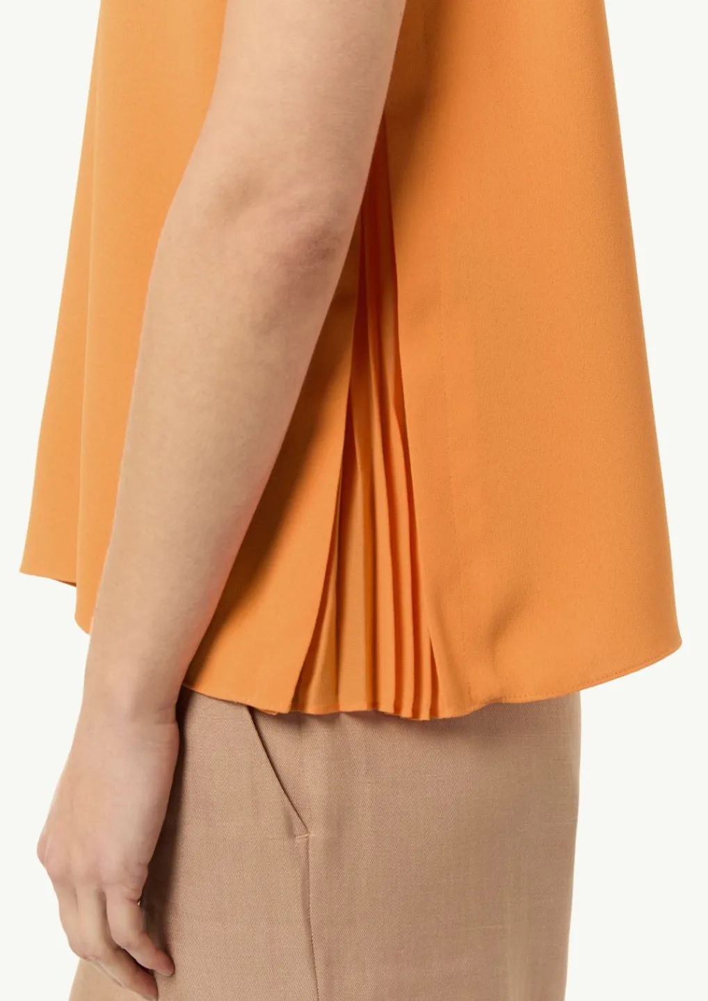 Blusentop mit Plisseefalten-Comma Fashion