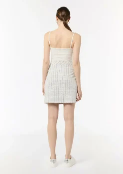 Bouclé-Jerseyrock mit Metallic-Garn-Comma Outlet