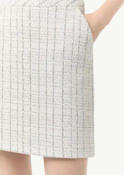 Bouclé-Jerseyrock mit Metallic-Garn-Comma Outlet