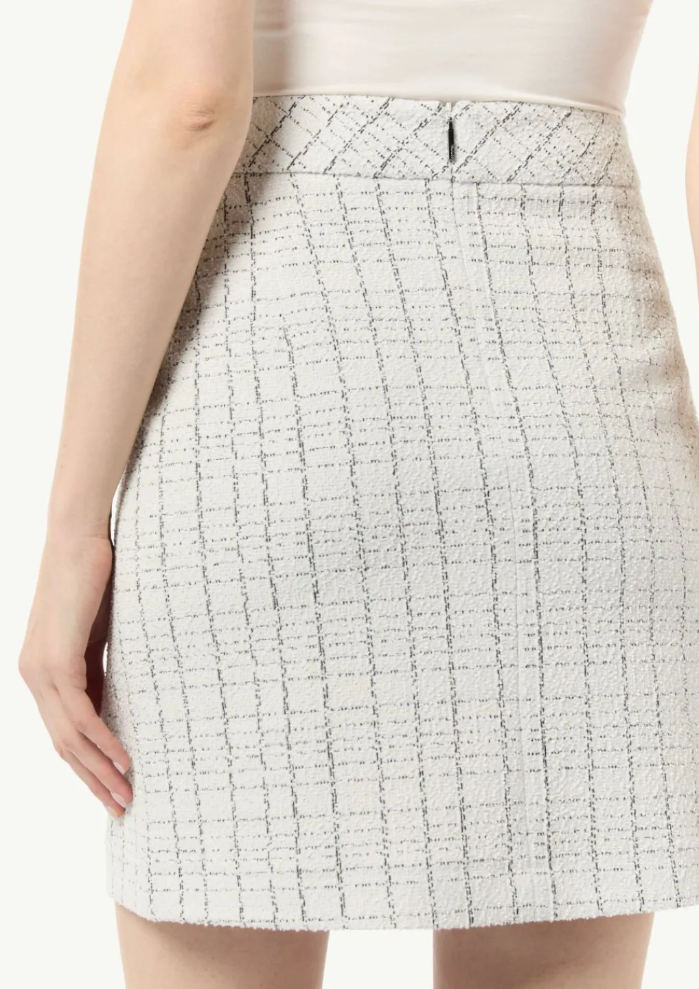 Bouclé-Jerseyrock mit Metallic-Garn-Comma Outlet