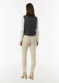 Boxy Steppweste mit Stehkragen-Comma Sale