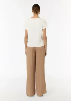 Boxy-T-Shirt aus Modalmix mit Frontprint-Comma Discount
