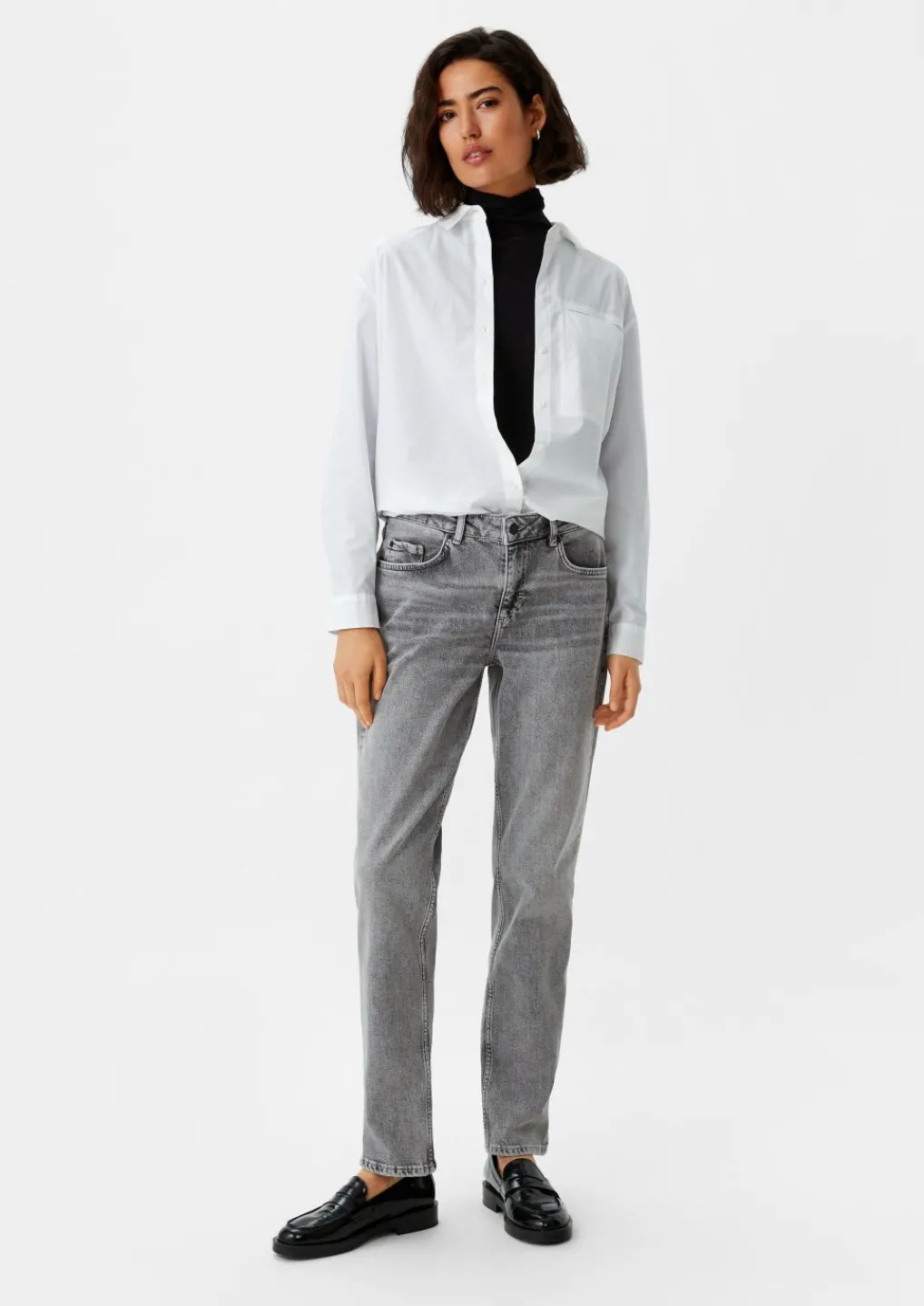 Boyfriend Jeans / Slim Fit / High Rise / Slim Leg-Comma Outlet