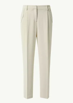 Bundfaltenhose mit elastischem Bund-Comma Sale