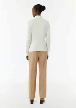 Business-Hose mit Straight Leg und Twillstruktur-Comma Discount