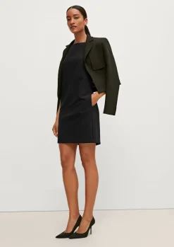 Businesskleid mit Fischgrat-Muster-Comma Discount