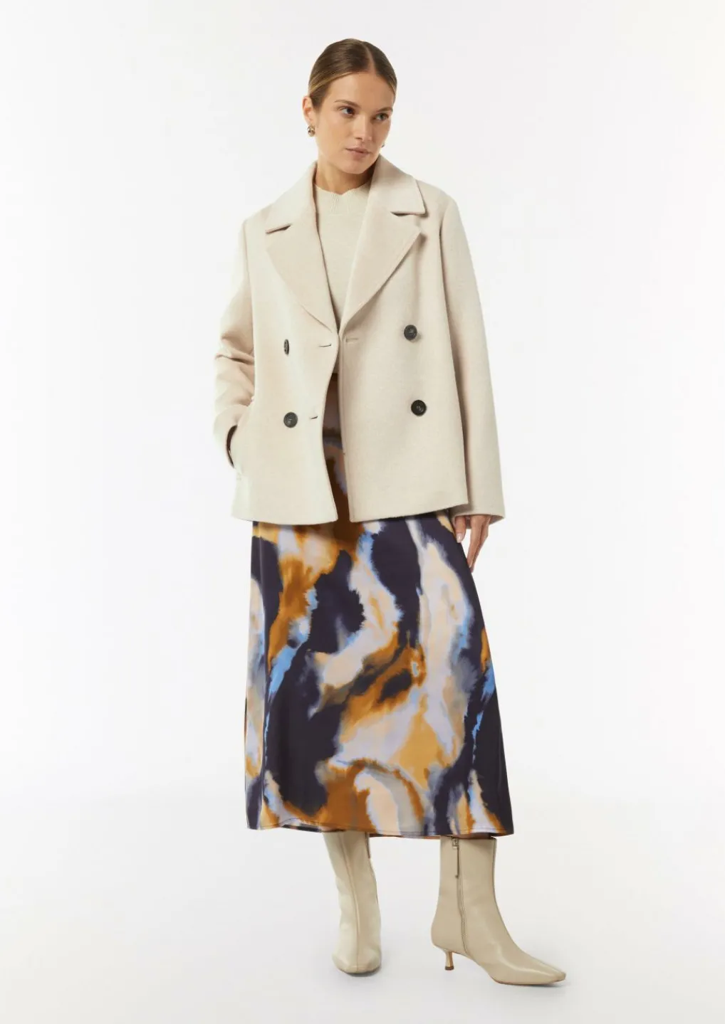 Cabanjacke aus Wollmix-Comma Hot