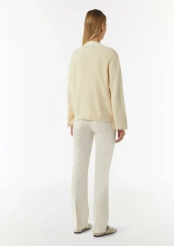 Cardigan mit Rippstruktur und überschnittenen Schultern-Comma Hot
