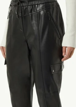 Cargohose aus Lederimitat-Comma Online