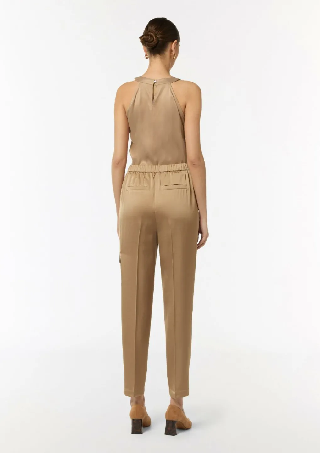 Cargohose aus Satin-Comma Sale