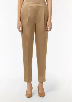 Cargohose aus Satin-Comma Sale