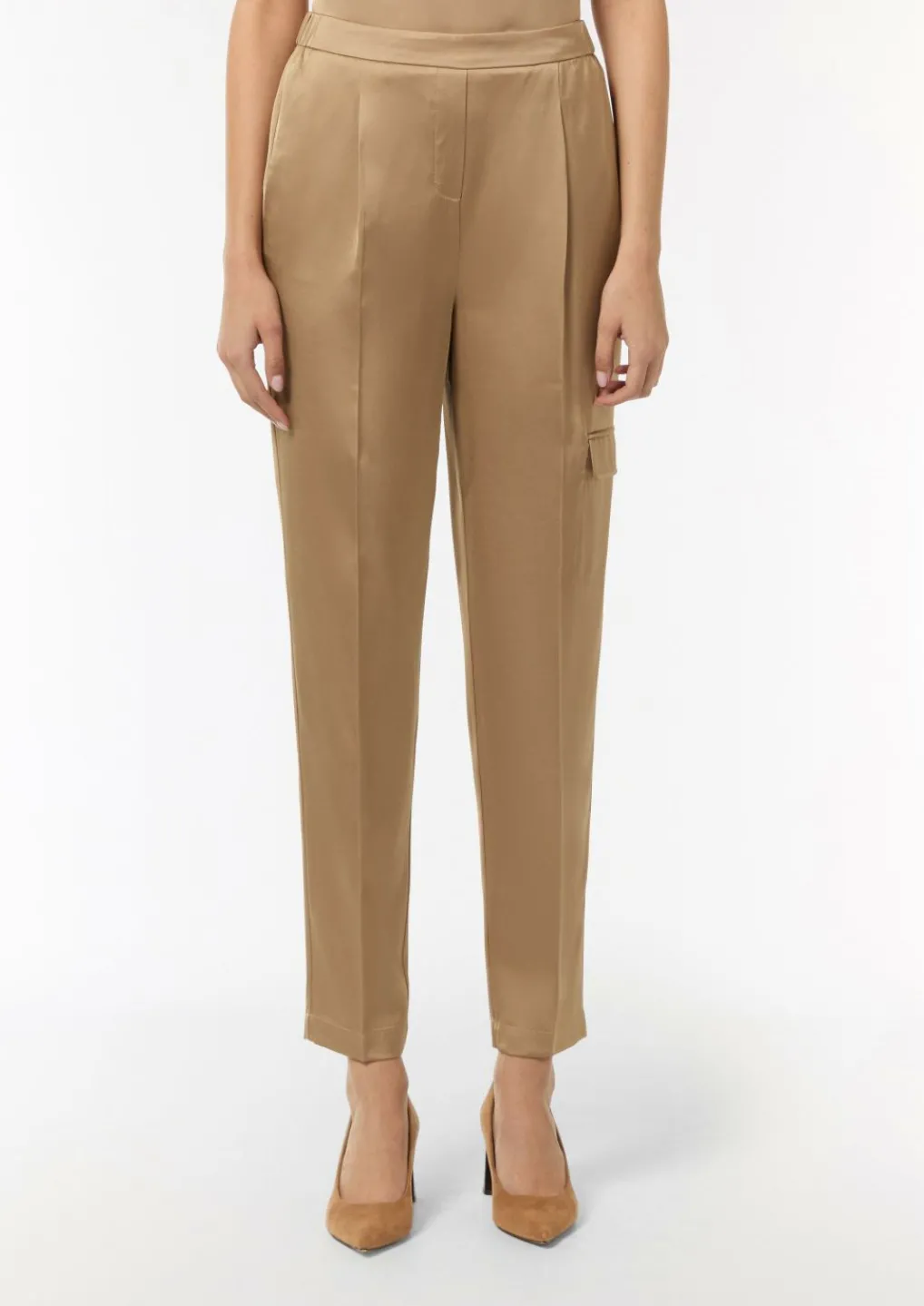 Cargohose aus Satin-Comma Sale