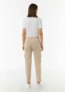 Cargohose mit schmal zulaufendem Bein-Comma Discount