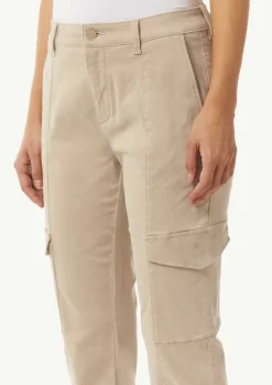 Cargohose mit schmal zulaufendem Bein-Comma Discount