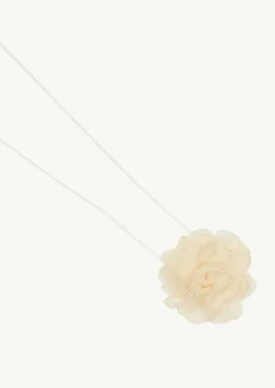 Chiffon-Blume mit Bindeband-Comma Discount
