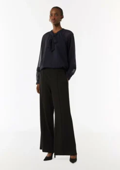 Chiffonbluse mit abnehmbarer Schluppe-Comma Sale