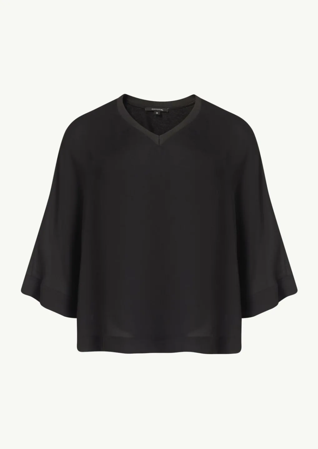 Chiffon-Blusenshirt mit 3/4-Ärmeln-Comma Outlet