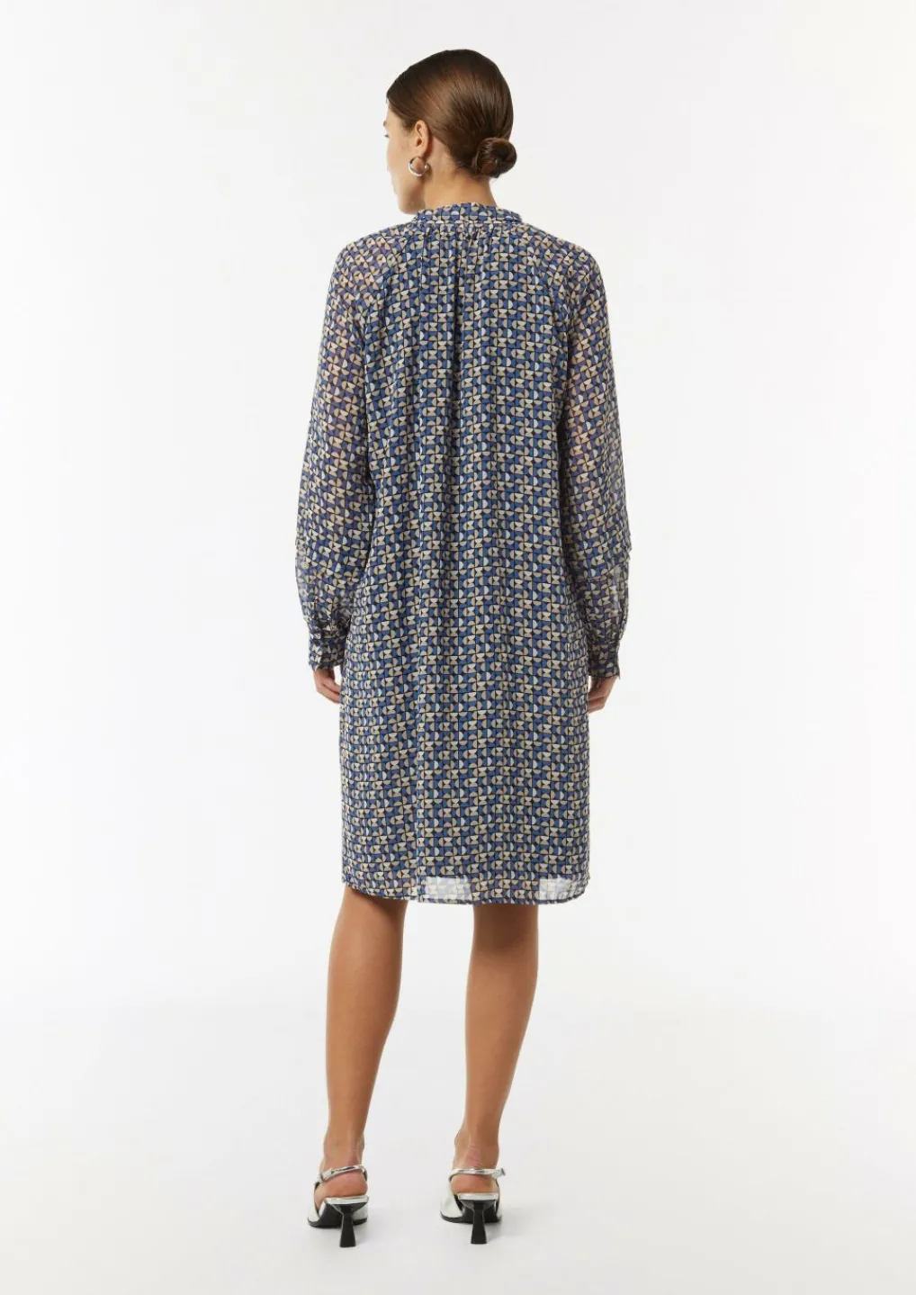 Chiffonkleid mit abnehmbarem Bindeband-Comma Outlet