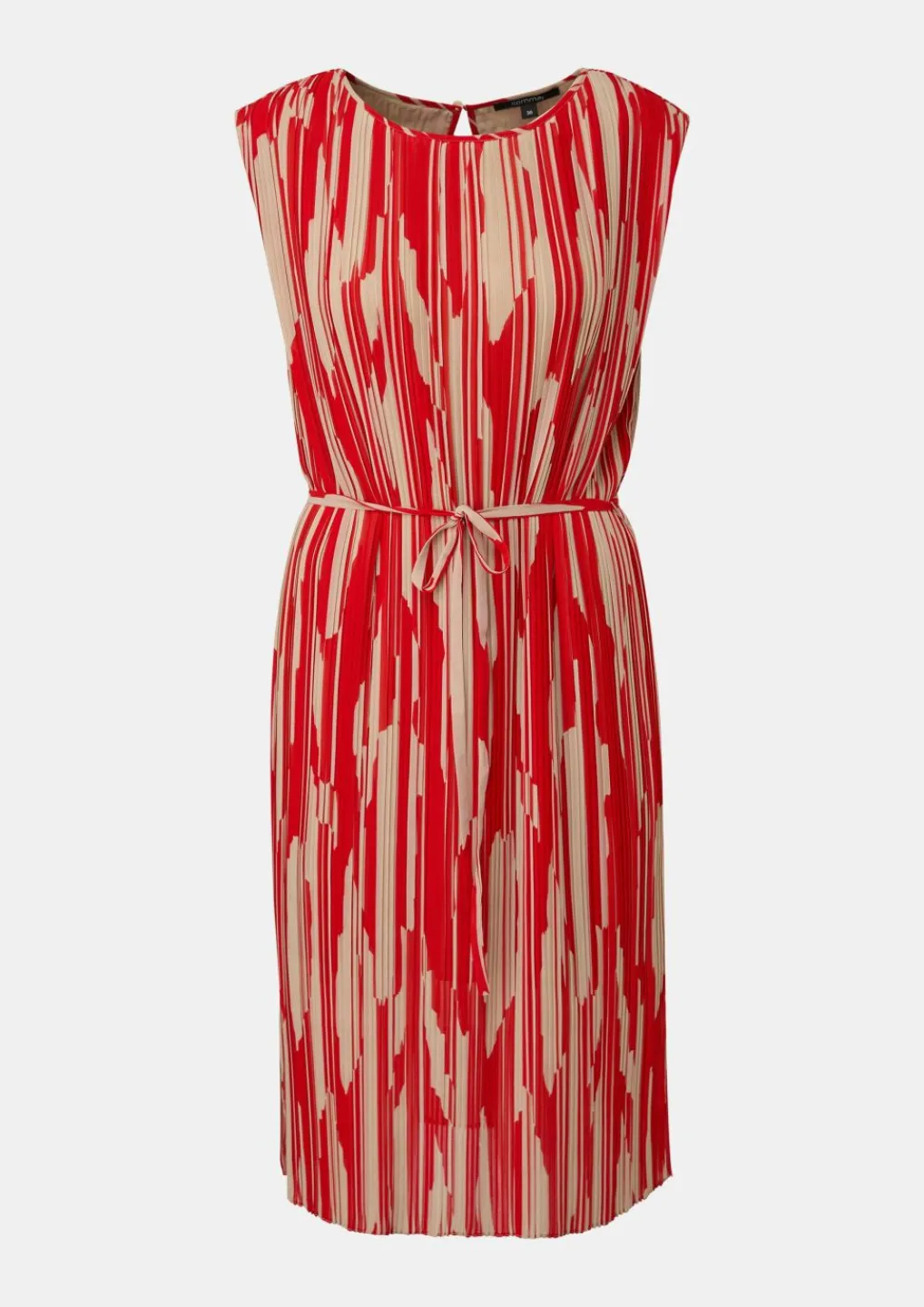 Chiffonkleid mit Plisseefalten-Comma Hot