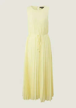 Chiffonkleid mit Plisseefalten-Comma Fashion
