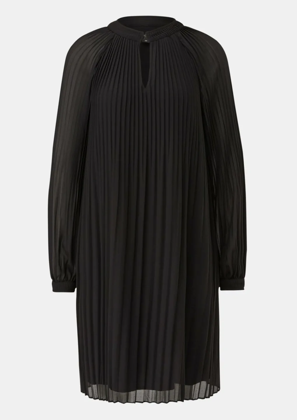 Chiffon-Kleid mit Plisseefalten-Comma Best