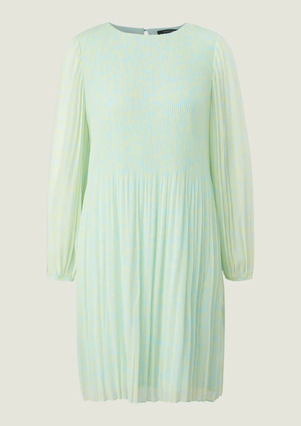 Chiffonkleid mit Plisseefalten-Comma Best
