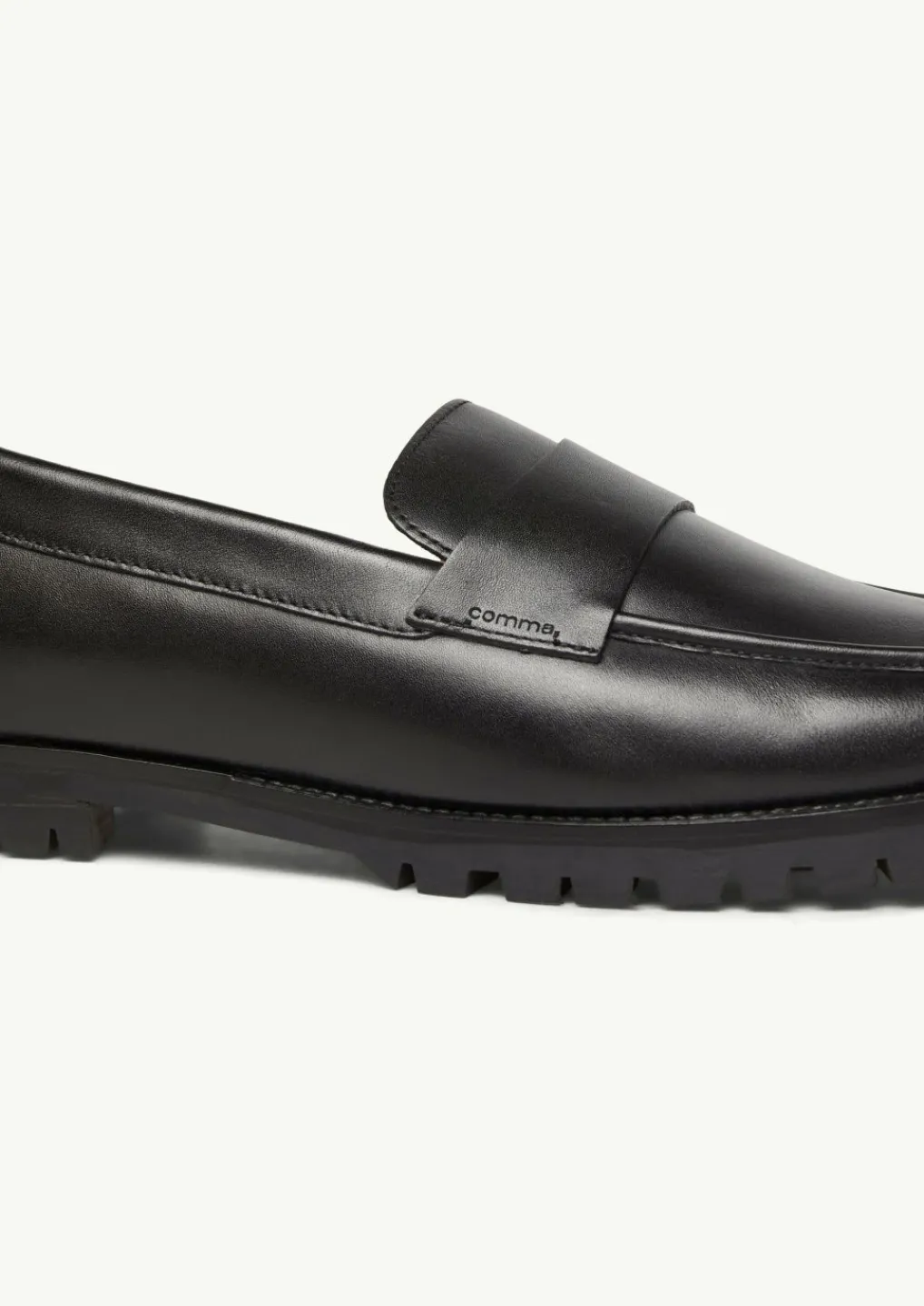 Chunky-Loafer aus Echtleder-Comma Sale