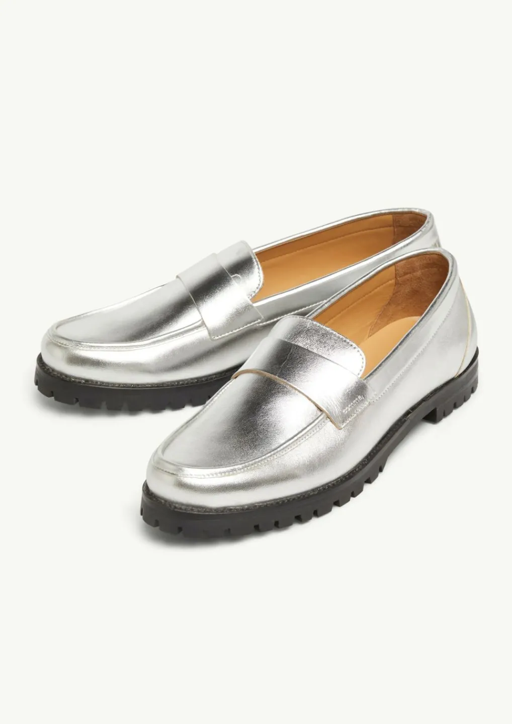Chunky-Loafer aus Echtleder-Comma Discount