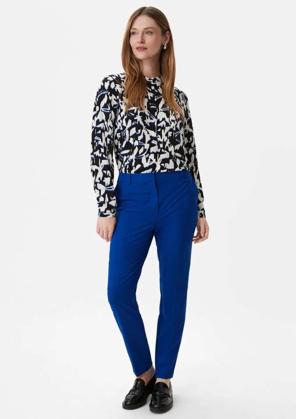 Cigarette Pants aus Twill-Comma Discount