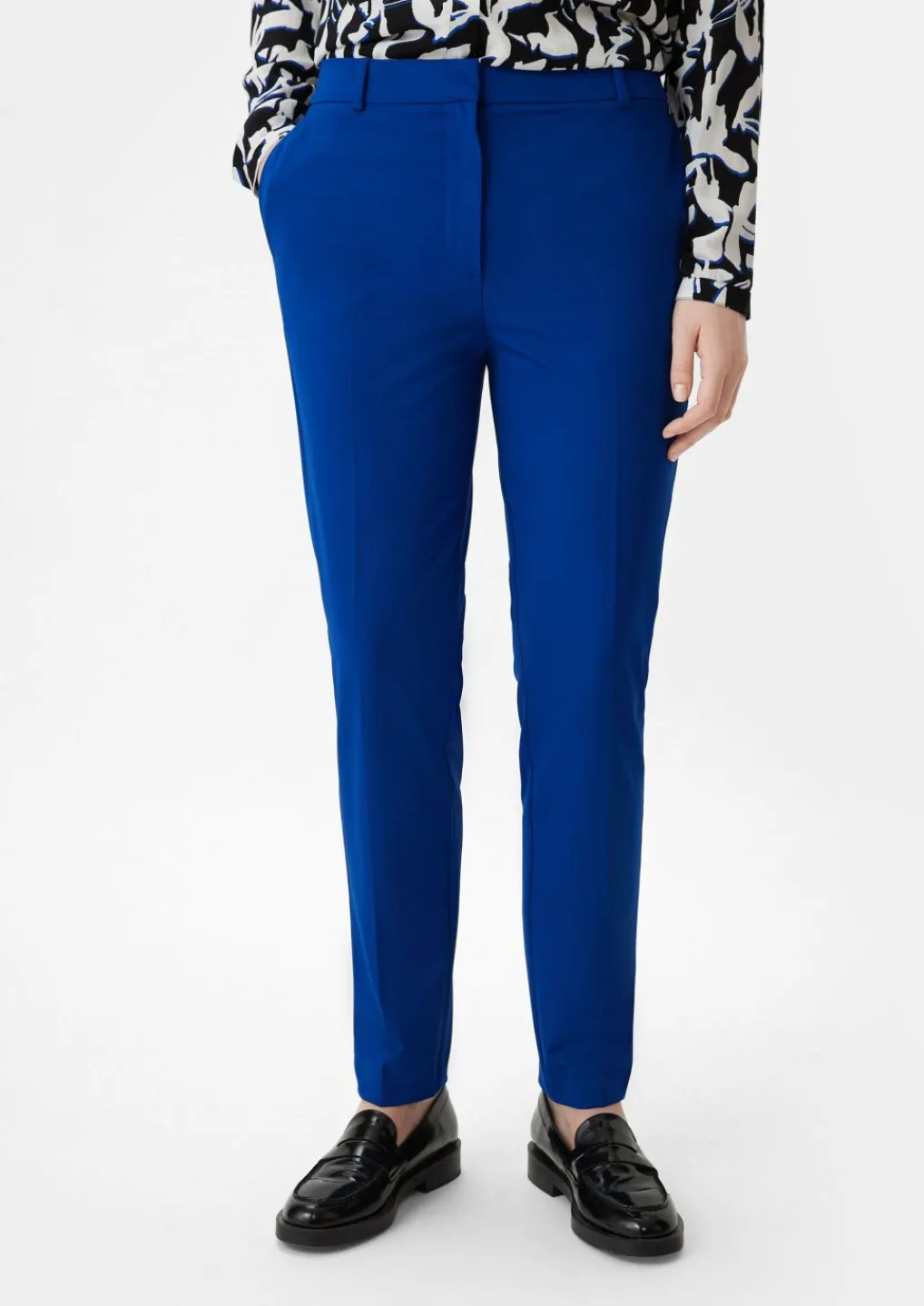 Cigarette Pants aus Twill-Comma Discount