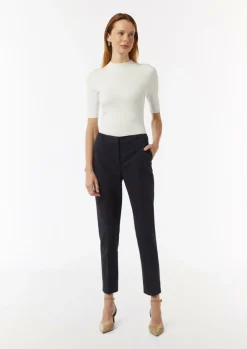 Cigarette Pants mit dezentem Glitzergarn-Comma Outlet