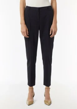Cigarette Pants mit dezentem Glitzergarn-Comma Outlet